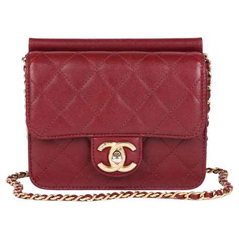 discoloured chanel bag burgundy interior|burgundy lambskin mini flap.